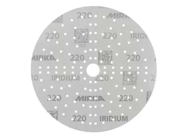 IRIDIUM® DUST-FREE SANDING DISCS, GRIP, 121-HOLES
